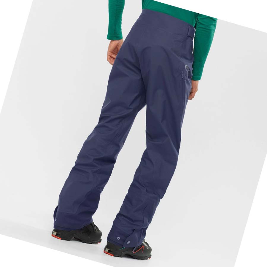 Pantalones De Esquí Salomon OUTPEAK GORE-TEX 3L Hombre Azules | MX 3126TCE